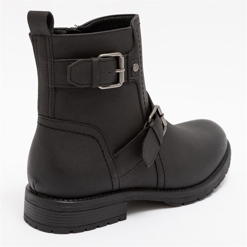Deakins Herre Harris Biker Støvler Sort - Billede 4