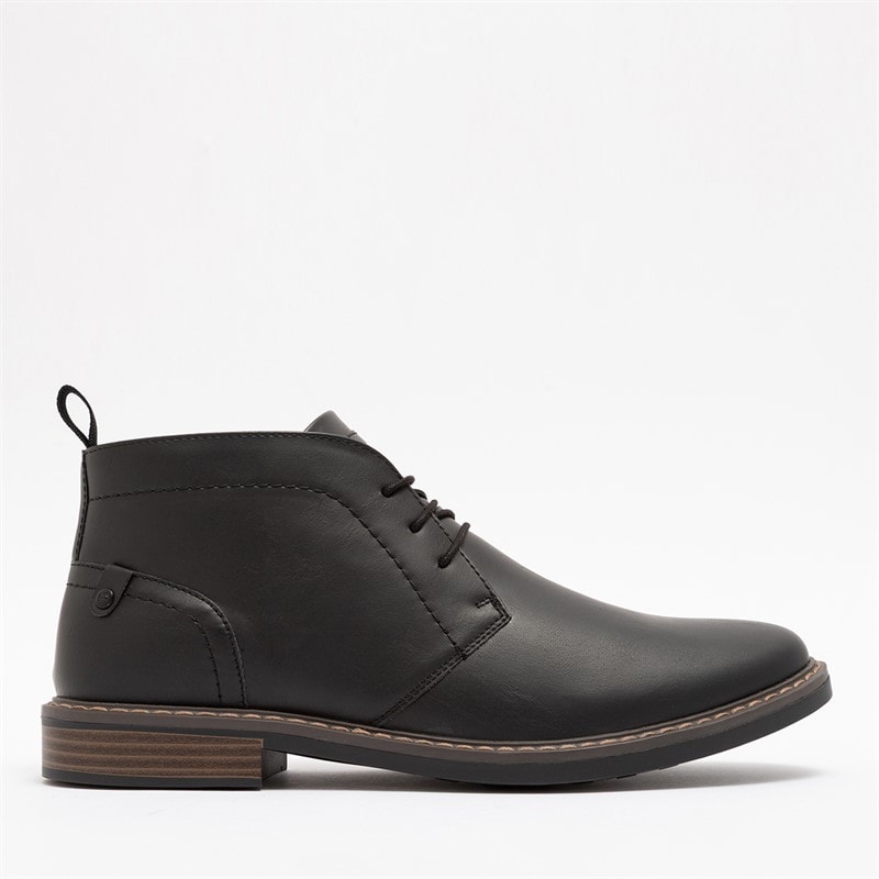 Deakins Herre Boyce Chukka Ankelstøvler Sort - Billede 1