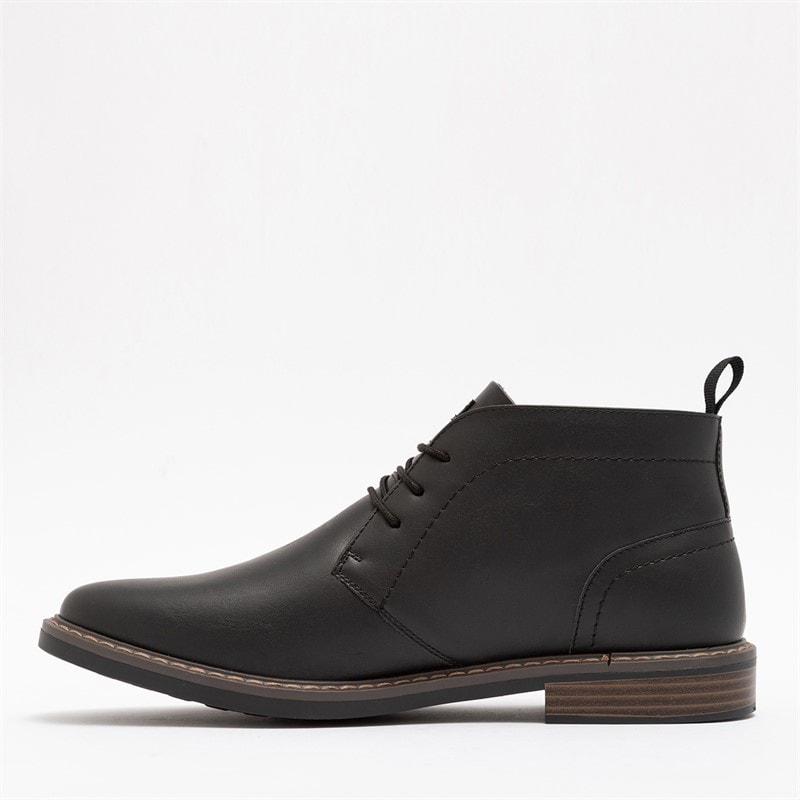 Deakins Herre Boyce Chukka Ankelstøvler Sort - Billede 3