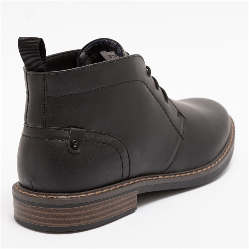Deakins Herre Boyce Chukka Ankelstøvler Sort - Billede 4