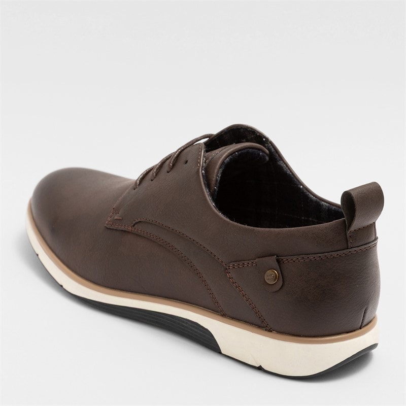 Deakins Herre Aiden Sko Chokoladebrun Pu - Billede 3