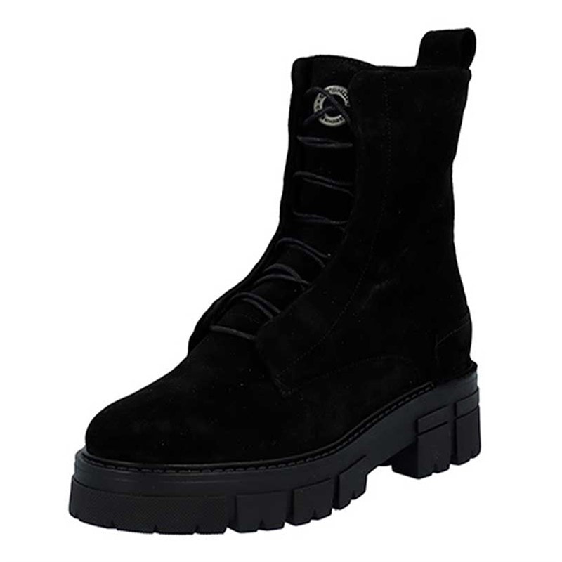 Ca'Shott Dame Casjida Blonder Støvler Black Suede - Billede 2