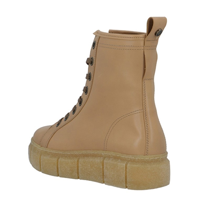 Ca'Shott Dame Casflora Blonde Støvler Læder Beige - Billede 2