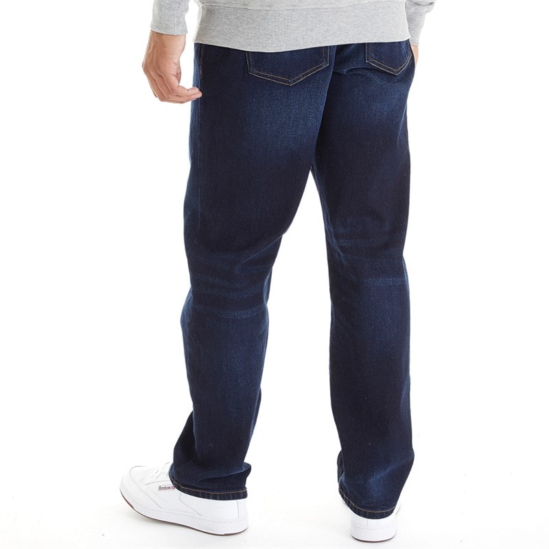 Duck and Cover Herre Rushawn Jeans med afslappet pasform Mørk vask - Billede 2