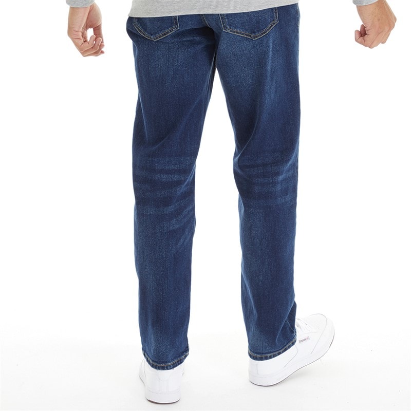 Duck and Cover Herre Rushawn Jeans med afslappet pasform Mid Wash - Billede 2