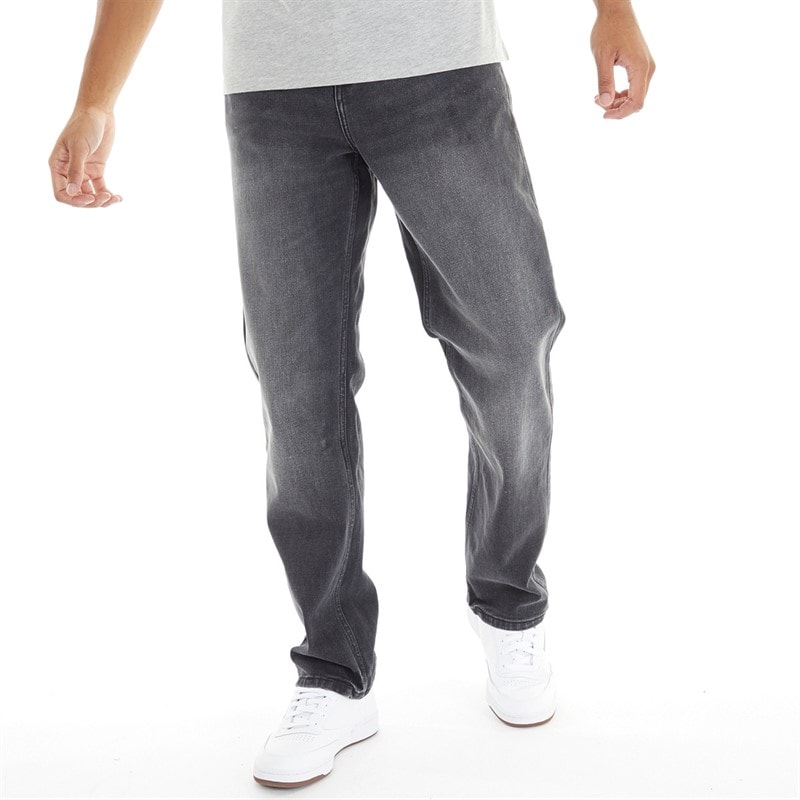 Duck and Cover Herre Rushawn Jeans med Afslappet Pasform Sort - Billede 1