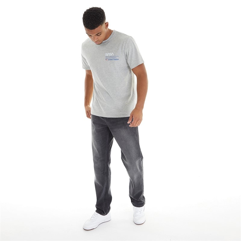 Duck and Cover Herre Rushawn Jeans med Afslappet Pasform Sort - Billede 4
