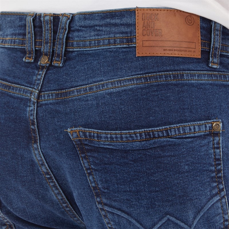Duck and Cover Herre Janstar Jeans Med Lige Ben Blå - Billede 3