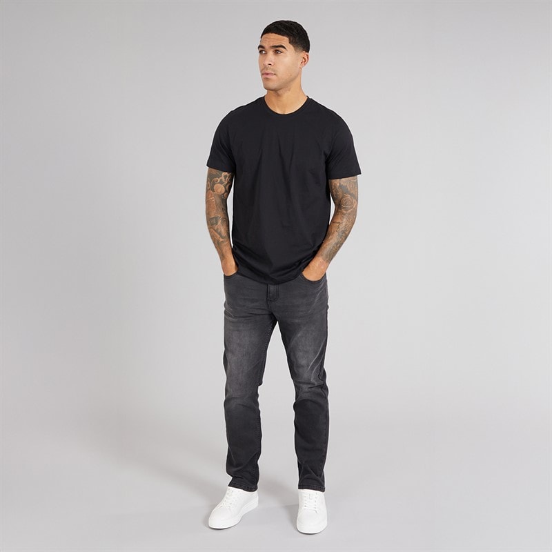Duck and Cover Herre Hydras Jeans Med Lige Ben Sort - Billede 4