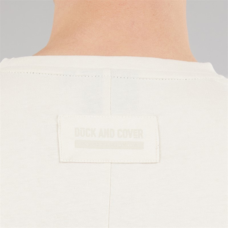 Duck and Cover Herre Deltamans Carbon T Shirt Lys sten - Billede 5