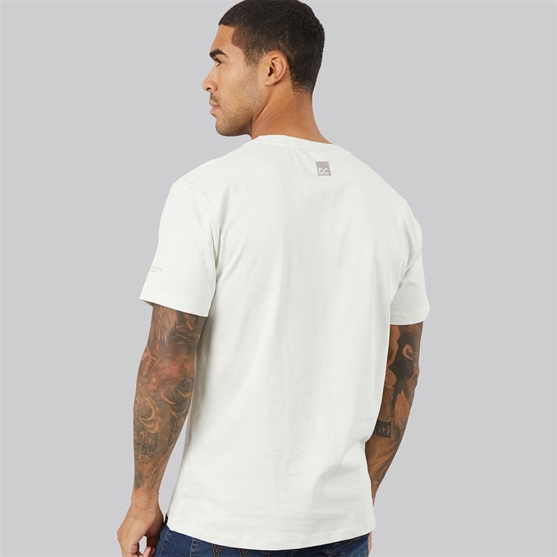 Duck and Cover Herre Polymoore Tung T Shirt Off-white - Billede 2