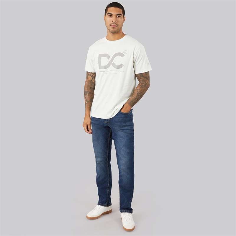 Duck and Cover Herre Polymoore Tung T Shirt Off-white - Billede 3