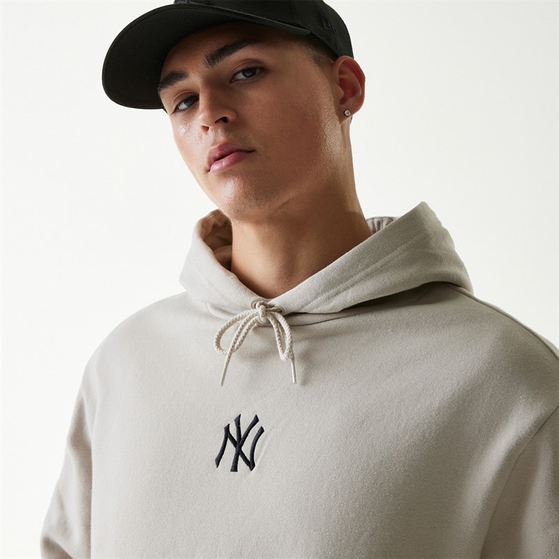 New Era Herre New York Yankees Hættetrøje Light Beige - Billede 3