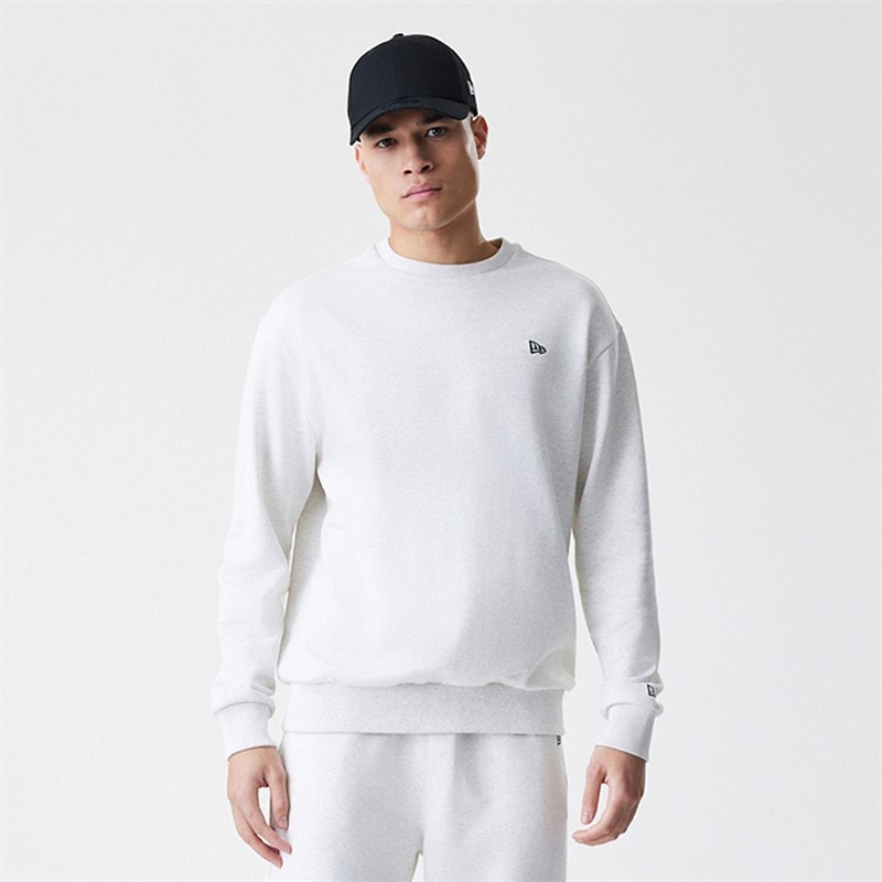 New Era Herre Essentials Sweatshirt Grey Pastel - Billede 1