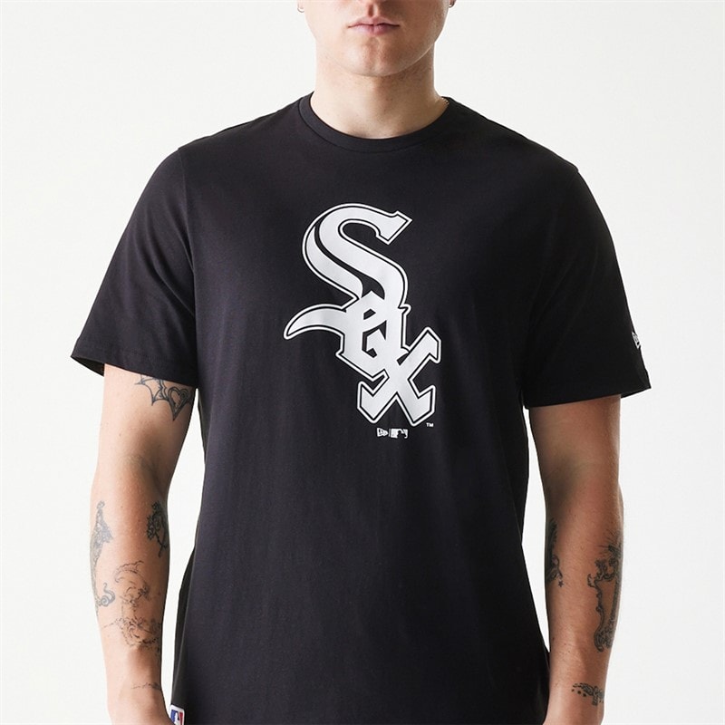 New Era Herre Chicago White Sox T-shirt Sort - Billede 3