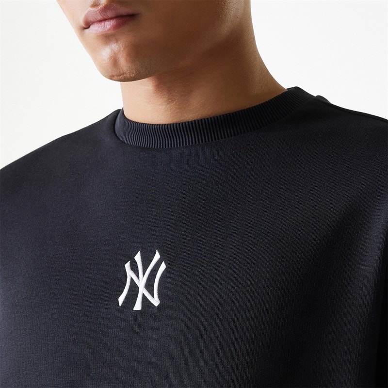 New Era Herre New York Yankees Sweatshirt Sort - Billede 3