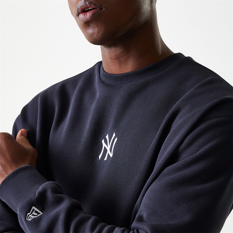 New Era Herre New York Yankees Sweatshirt Navy - Billede 3