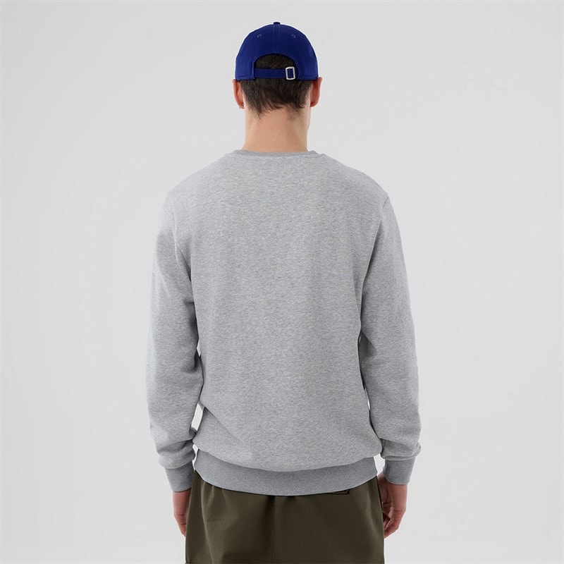 New Era Herre Los Angeles Dodgers Sweatshirt Grey Med - Billede 2