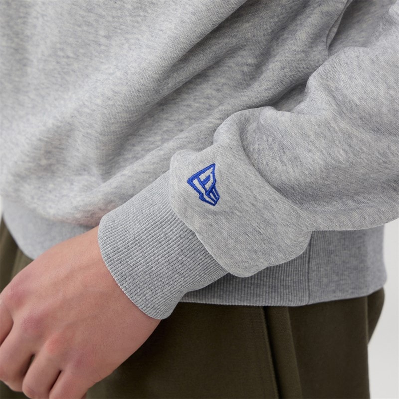 New Era Herre Los Angeles Dodgers Sweatshirt Grey Med - Billede 4