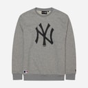 New Era Herre New York Yankees Sweatshirt Heather Grå/Hvid Hgrwhi
