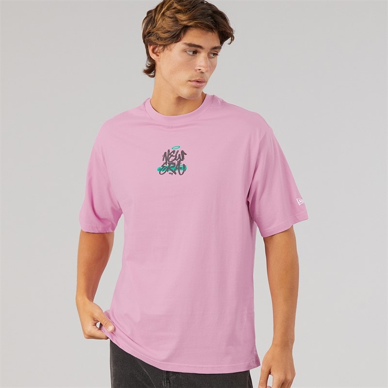New Era Herre Graffiti Grafik T-shirt Fpk - Billede 2