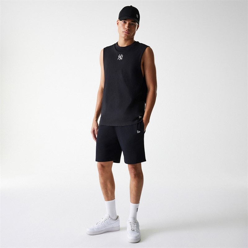 New Era Herre New York Yankees Shorts Sort Blk - Billede 3