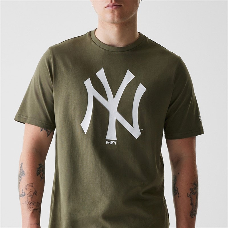 New Era Herre New York Yankees T-shirt Novwhi - Billede 3