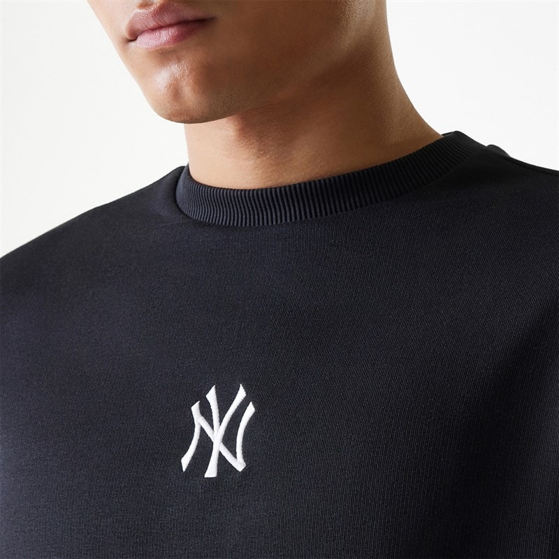 New Era Herre New York Yankees Sweatshirt Sort Blk - Billede 5