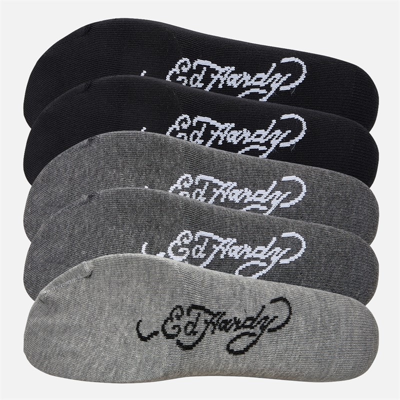 Ed Hardy Herre Glenby Five Pack Strømper Mixed - Billede 2