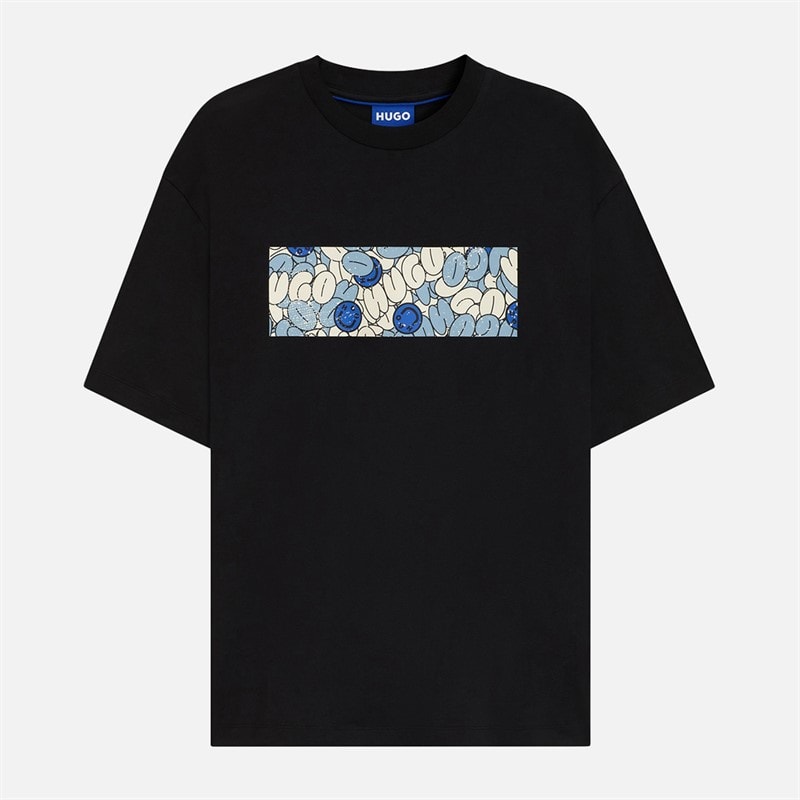 HUGO Herre Nurix T-shirt Sort - Billede 1