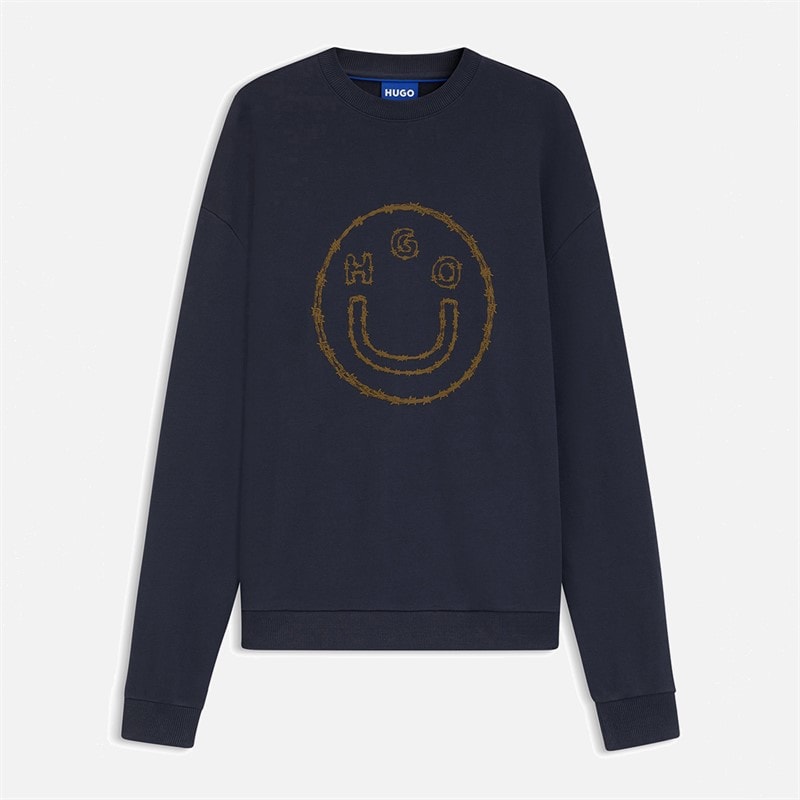 HUGO Herre Natrox Sweatshirt Navy - Billede 1