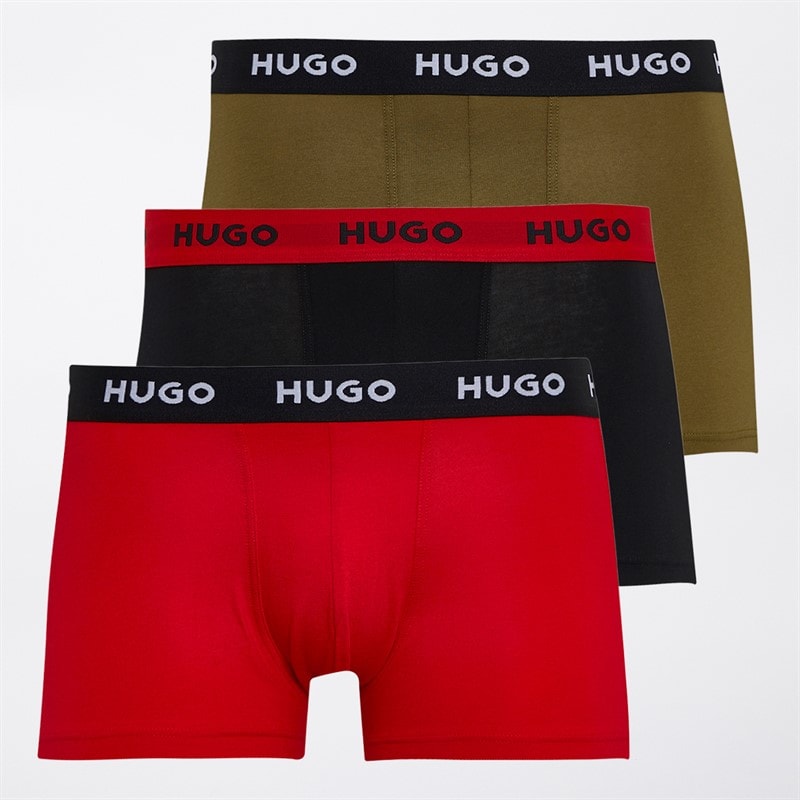 HUGO Herre tre pak bokser multifarvet Open Miscellaneous