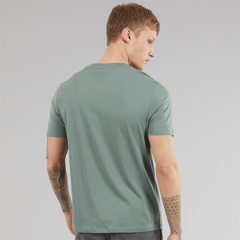 HUGO Herre Dulivio T-shirt Open Green - Billede 2