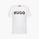 HUGO Herre Dulivio T-Shirt Open White