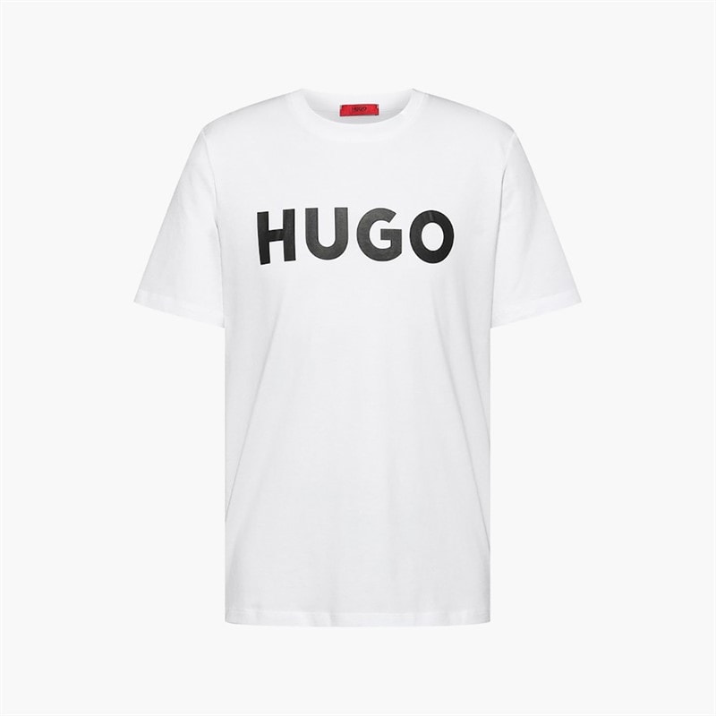 HUGO Herre Dulivio T-Shirt Open White - Billede 1