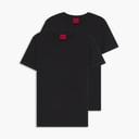 HUGO Herre Hugo rund T-shirt Sort
