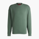 HUGO Herre Dapocrew Sweatshirt Open Green