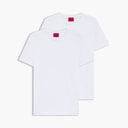 HUGO Herre Hugo rund T-shirt Hvid