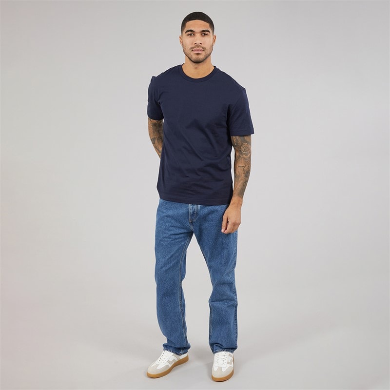 HUGO Herre Nate Løstsiddende Jeans Bright Blue - Billede 4