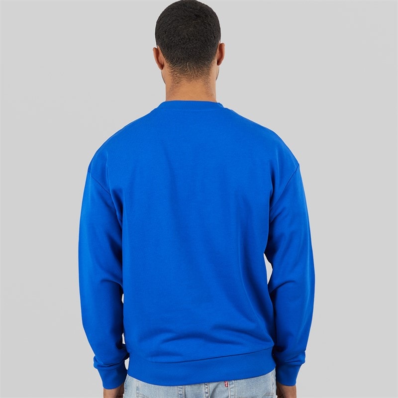 HUGO Herre Namenex Sweatshirt Open Blue - Billede 2