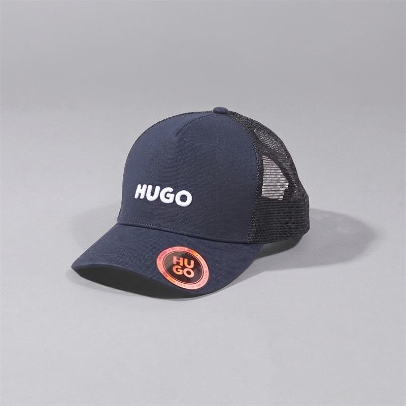 HUGO Herre Marsel Trucker Kasket Dark Blue - Billede 1
