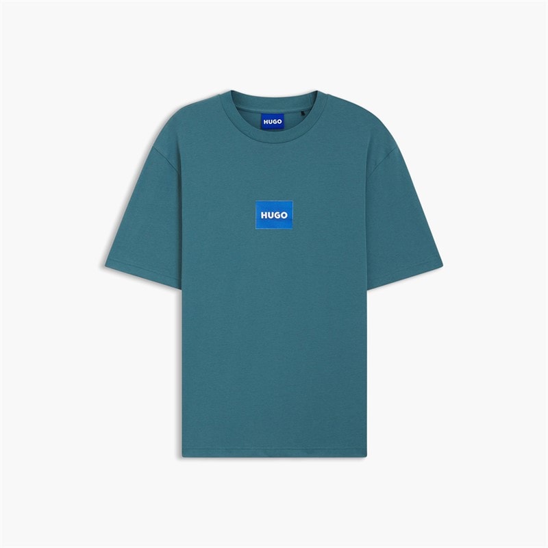 HUGO Herre Nayonix T-shirt Turquoise/Aqua - Billede 1