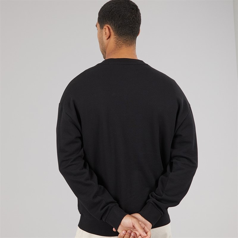 HUGO Herre Nierofix Sweatshirt Sort - Billede 2