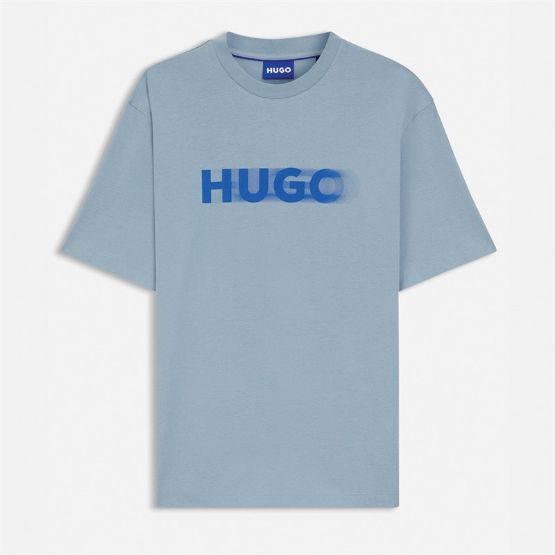 HUGO Herre Nalax T-shirt Light/Pastel Blue - Billede 1