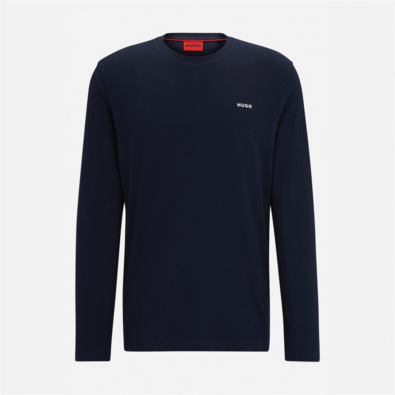HUGO Herre Derol T-shirt Dark Blue