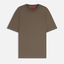 HUGO Herre Dapolino T-shirt Medium Grey
