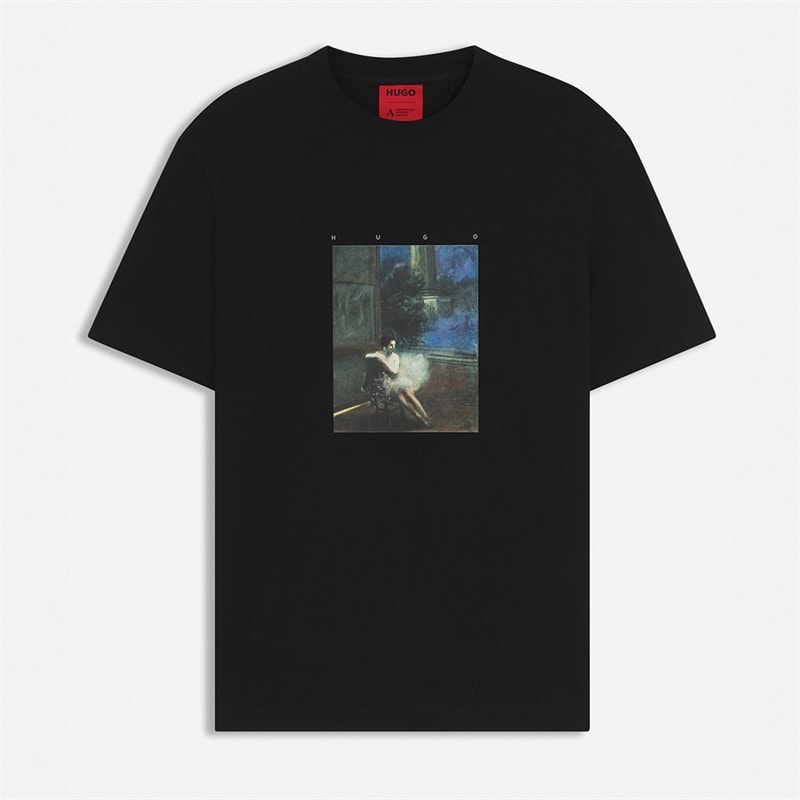 HUGO Herre Dabolos T-shirt Sort