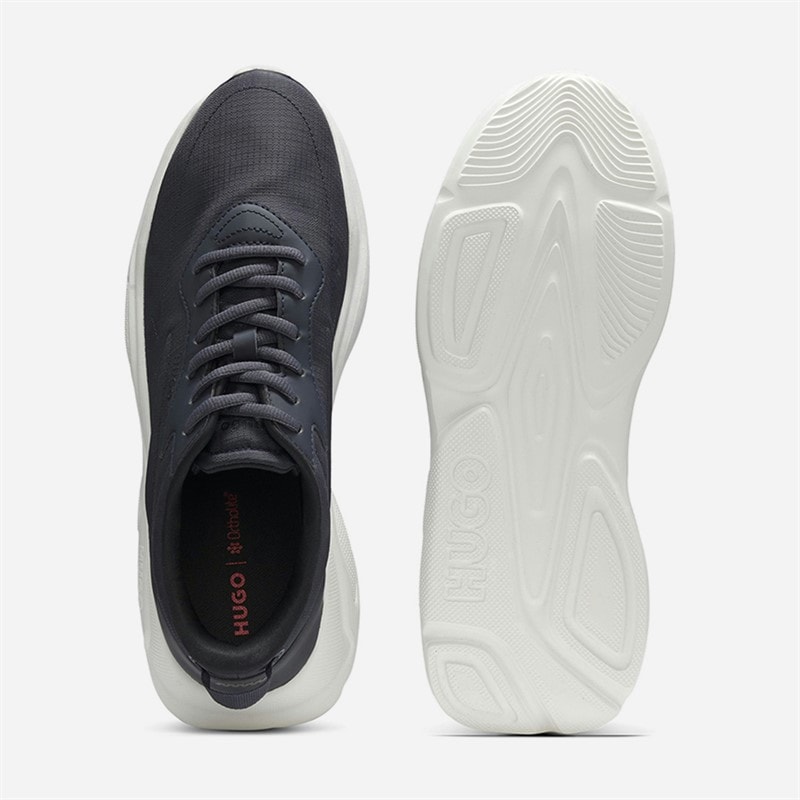 HUGO Herre Leon Runn Sneakers Mørkeblå - Billede 2
