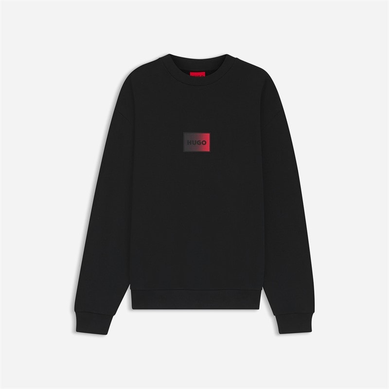 HUGO Herre Danotop Sweatshirt Sort - Billede 1