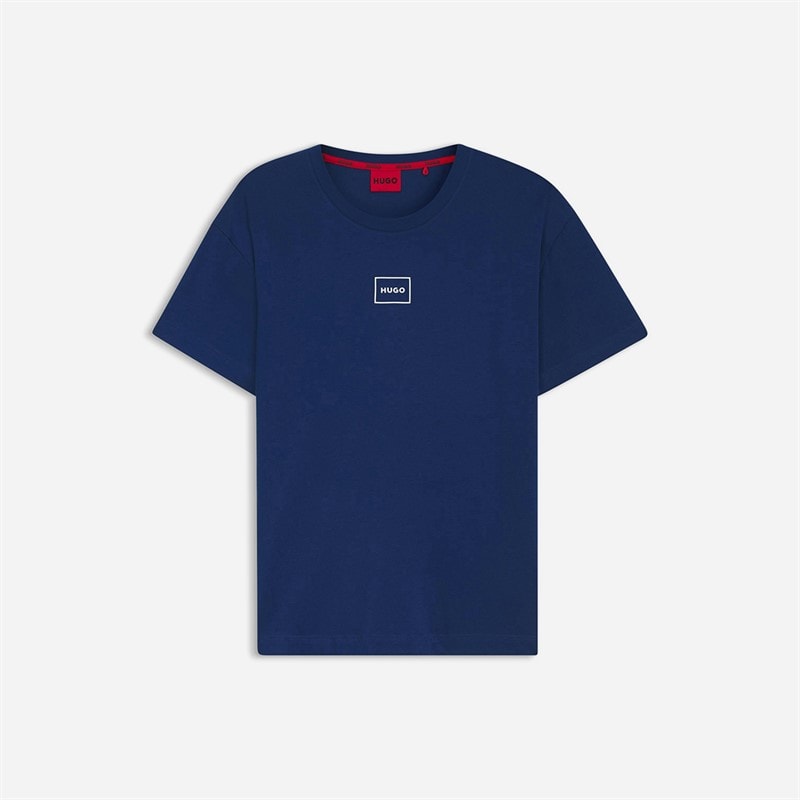 HUGO Herre T Shirt Mellemblå - Billede 1